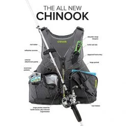 NRS Chinook Fishing Life Jacket PFD Kayak Equipment & Gear