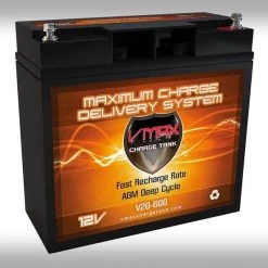 Jonny Boats VMAX V20-600 Deep Cycle Battery