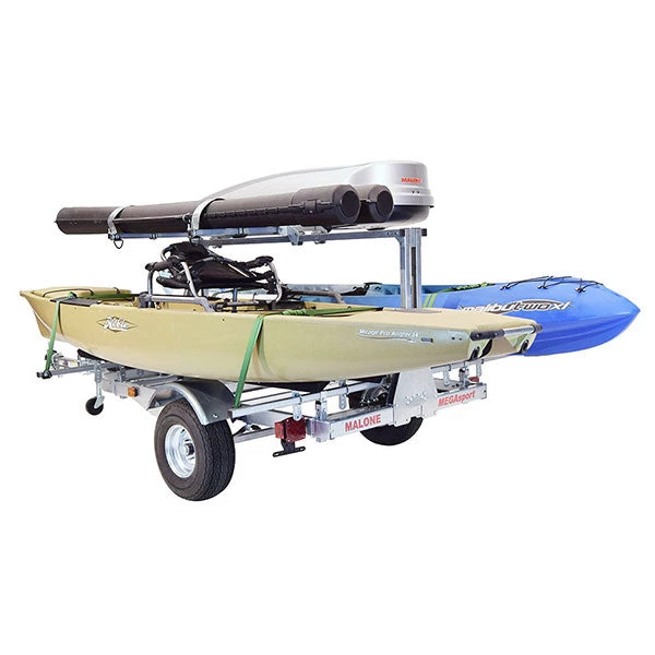 Malone MegaSport LowBed W/ Tier Kayak Trailer Package 5 Malone MegaSport LowBed W/ Tier Kayak Trailer Package
