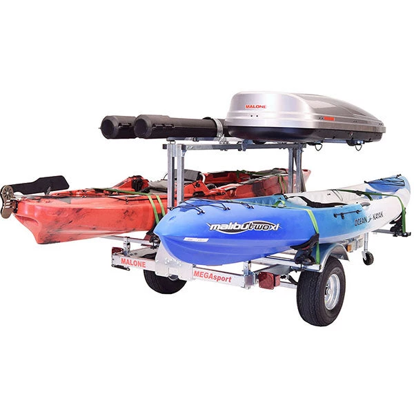 Malone MegaSport LowBed W/ Tier Kayak Trailer Package 16 Malone MegaSport LowBed W/ Tier Kayak Trailer Package