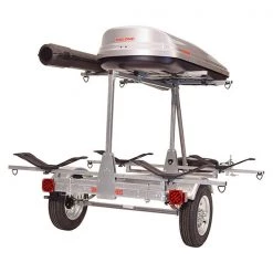Malone MicroSport LowBed 2 Kayak W/ 2nd Tier Trailer Package