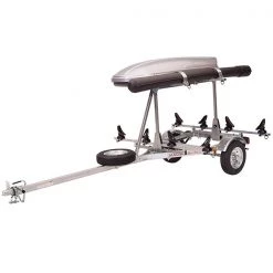 Malone MicroSport LowBed 2 Kayak W/ 2nd Tier Trailer Package