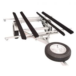 Malone MicroSport LowBed 2 Kayak Spare Tire Trailer Package