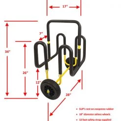 SUP Paddles & Accessories Suspenz Double-Up SUP Airless Cart