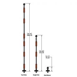 Yak Power 360 Degree Safety Light And Flag Kayak Equipment & Gear